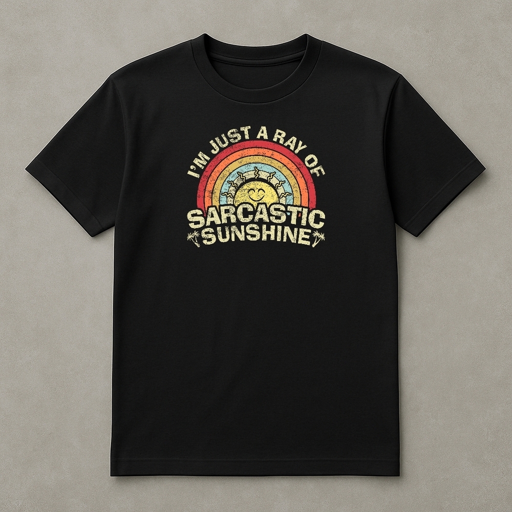 "Urban Stitch Tees" Unisex T-shirt Black Color Sarcastic Design